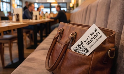 Handbag with GBID card